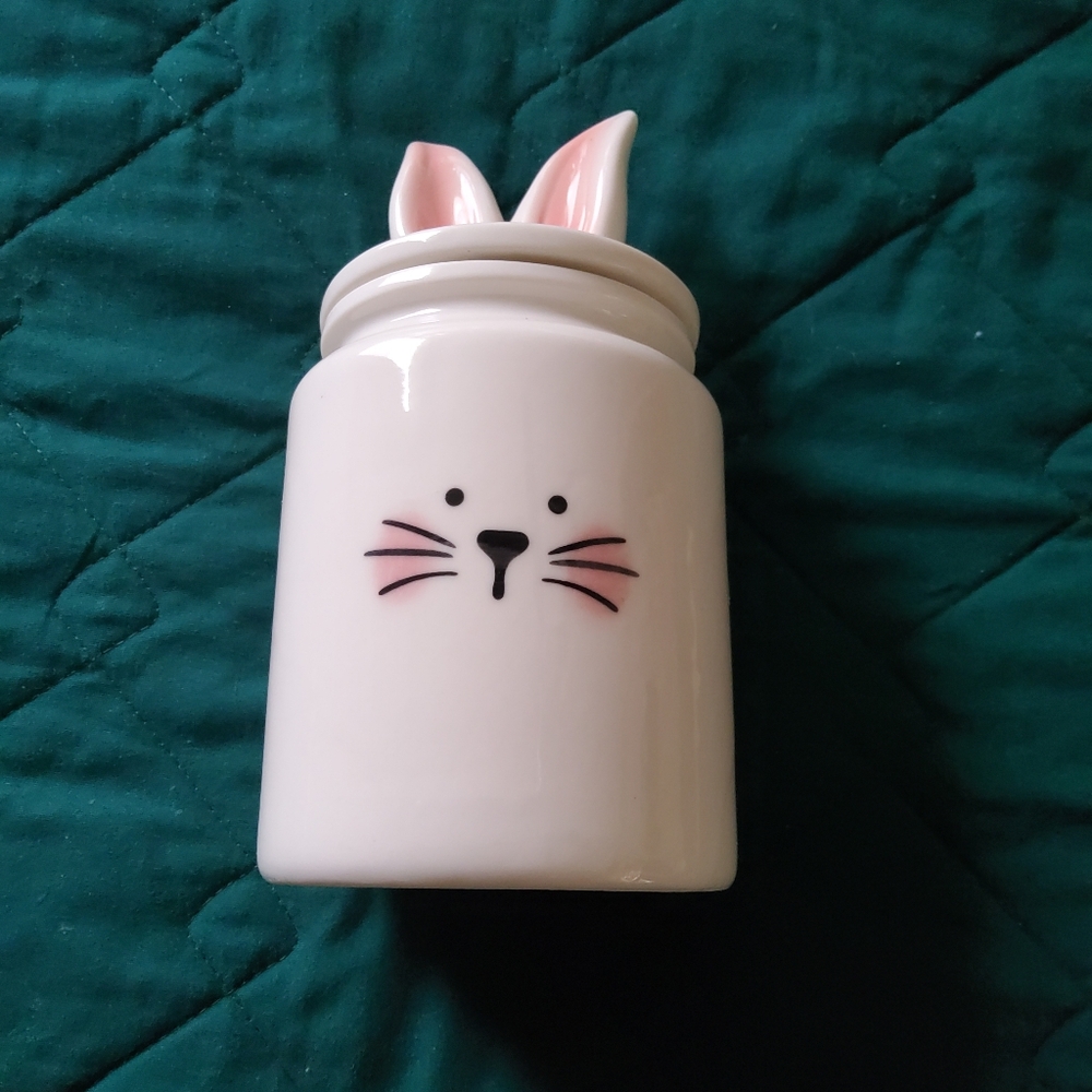 Cute Ceramic Bunny Jar